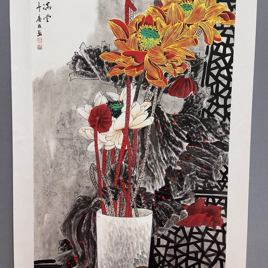 国画庆友老师国画精品
