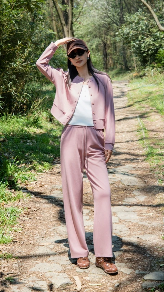 玛丝恩迪粉色裤子