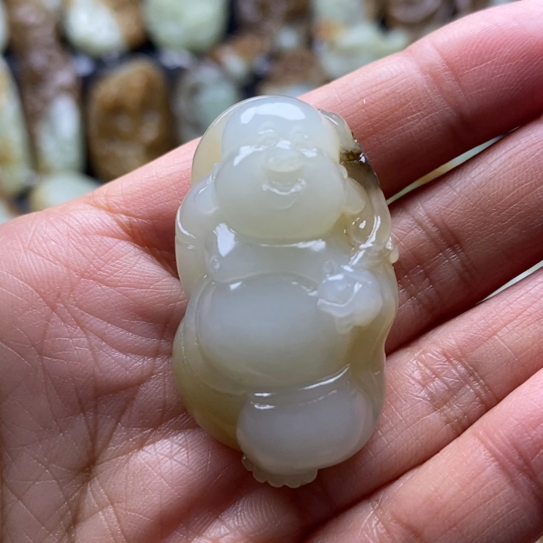 吊坠(不含链)未镶嵌和田玉（糖玉）逍***郎