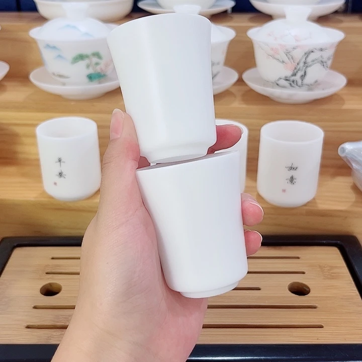 冰种玉瓷品主人杯
