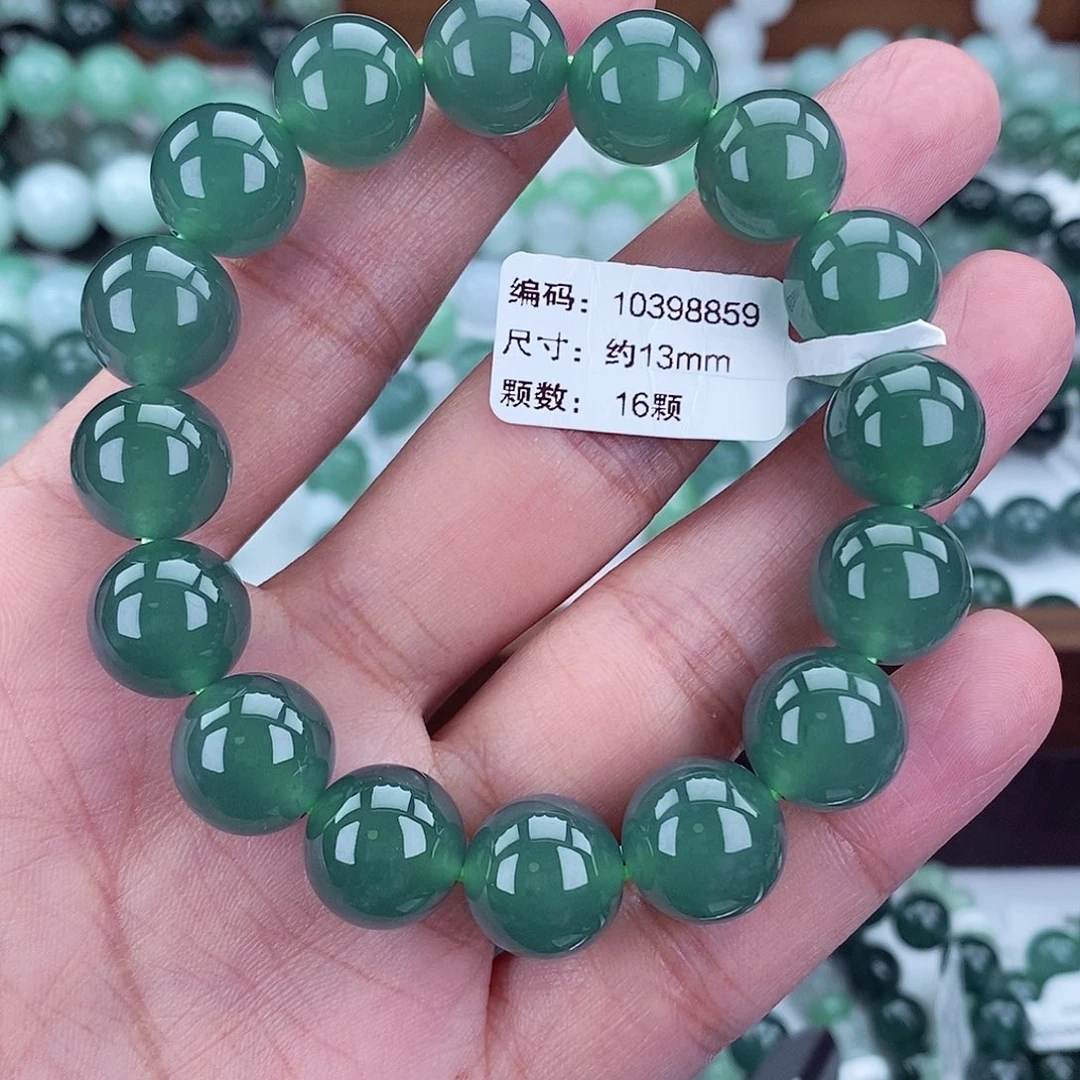 夜***归翡翠未镶嵌毛衣链