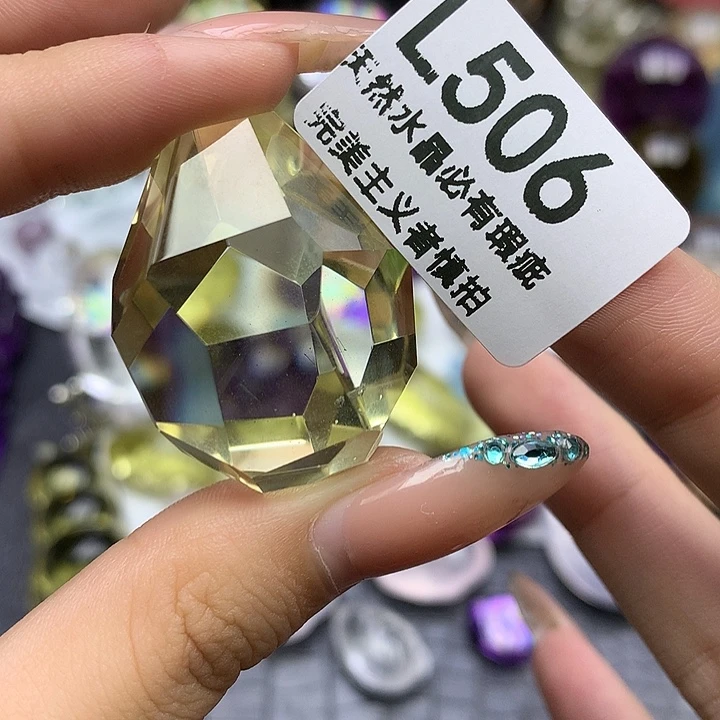 未镶嵌珠宝半成品水晶吊坠不议价