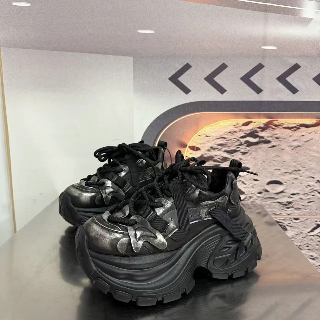 8585-011加绒新款2025爆款单里高级感时尚精品老爹鞋百搭ins