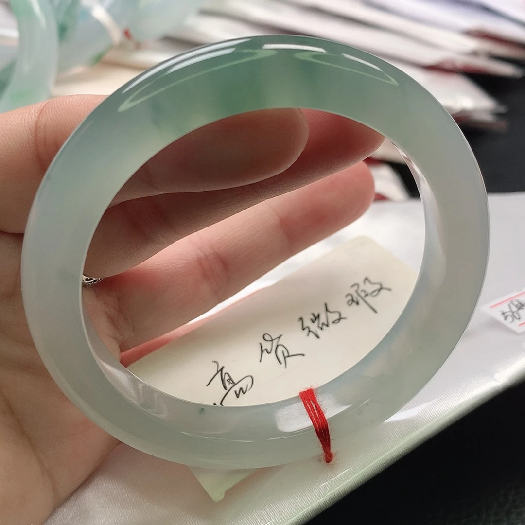 翡翠未镶嵌手镯缅甸56