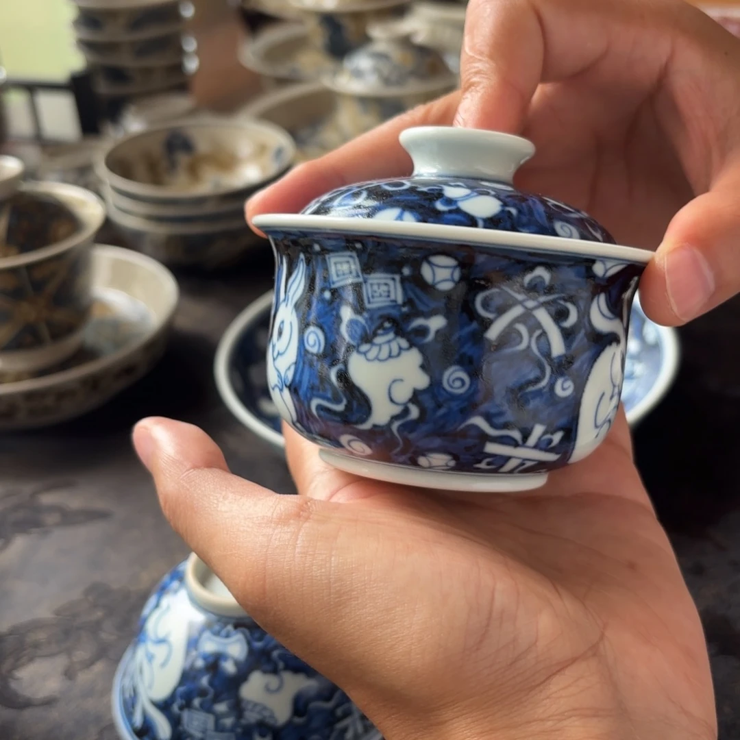 摆件景德镇手绘茶器