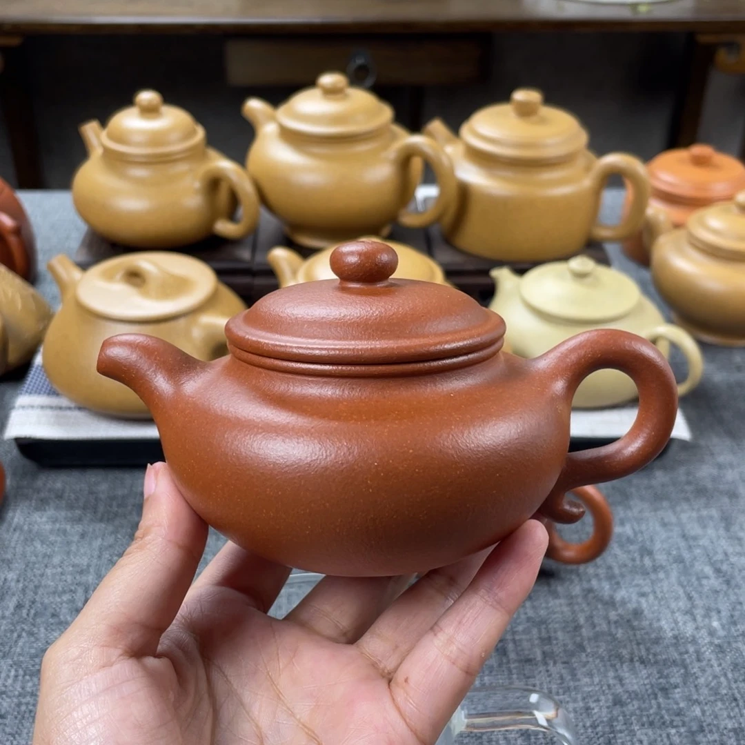 茶壶紫砂40目红降坡200仿古