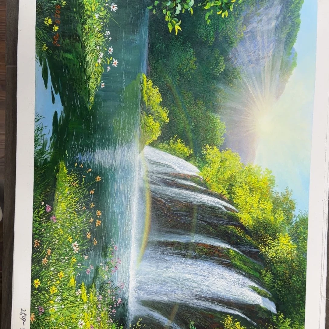 油画加油加油努力加油加油