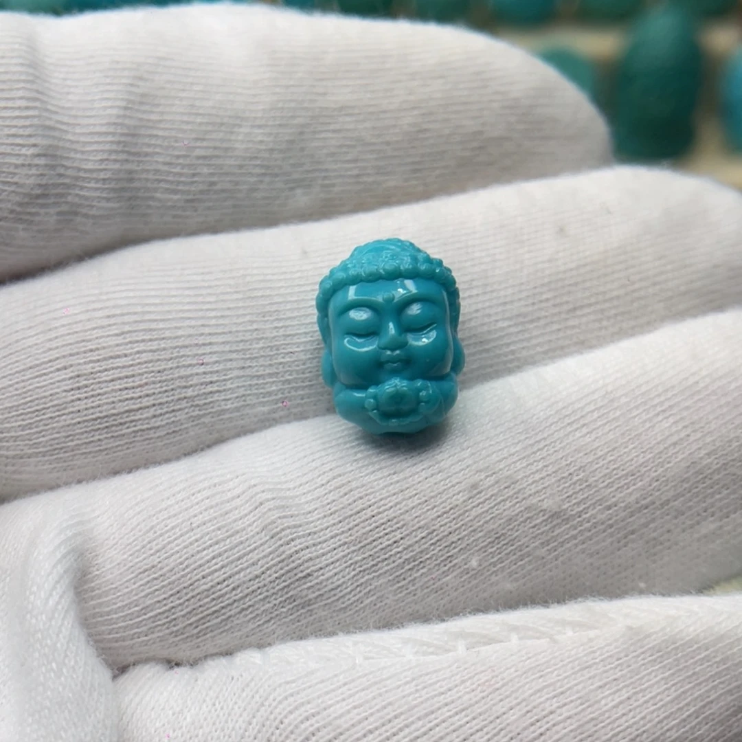 绿松石未镶嵌颈饰卡10.8-14.6-9.8