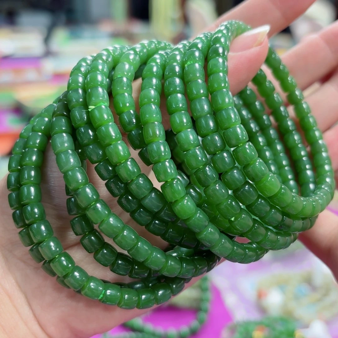 和田玉手串未镶嵌拍一发一多样性