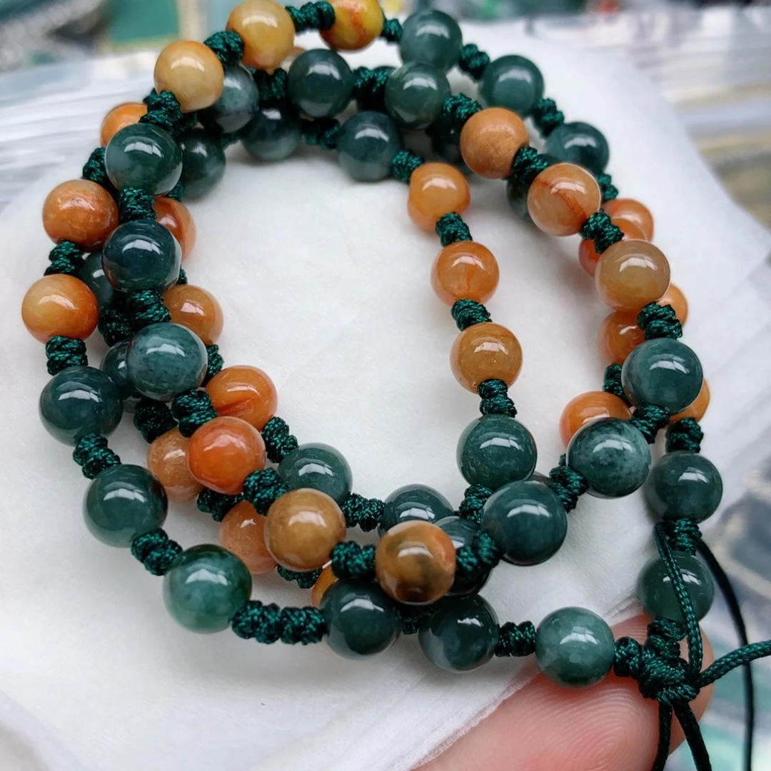 翡翠颈饰未镶嵌挂件