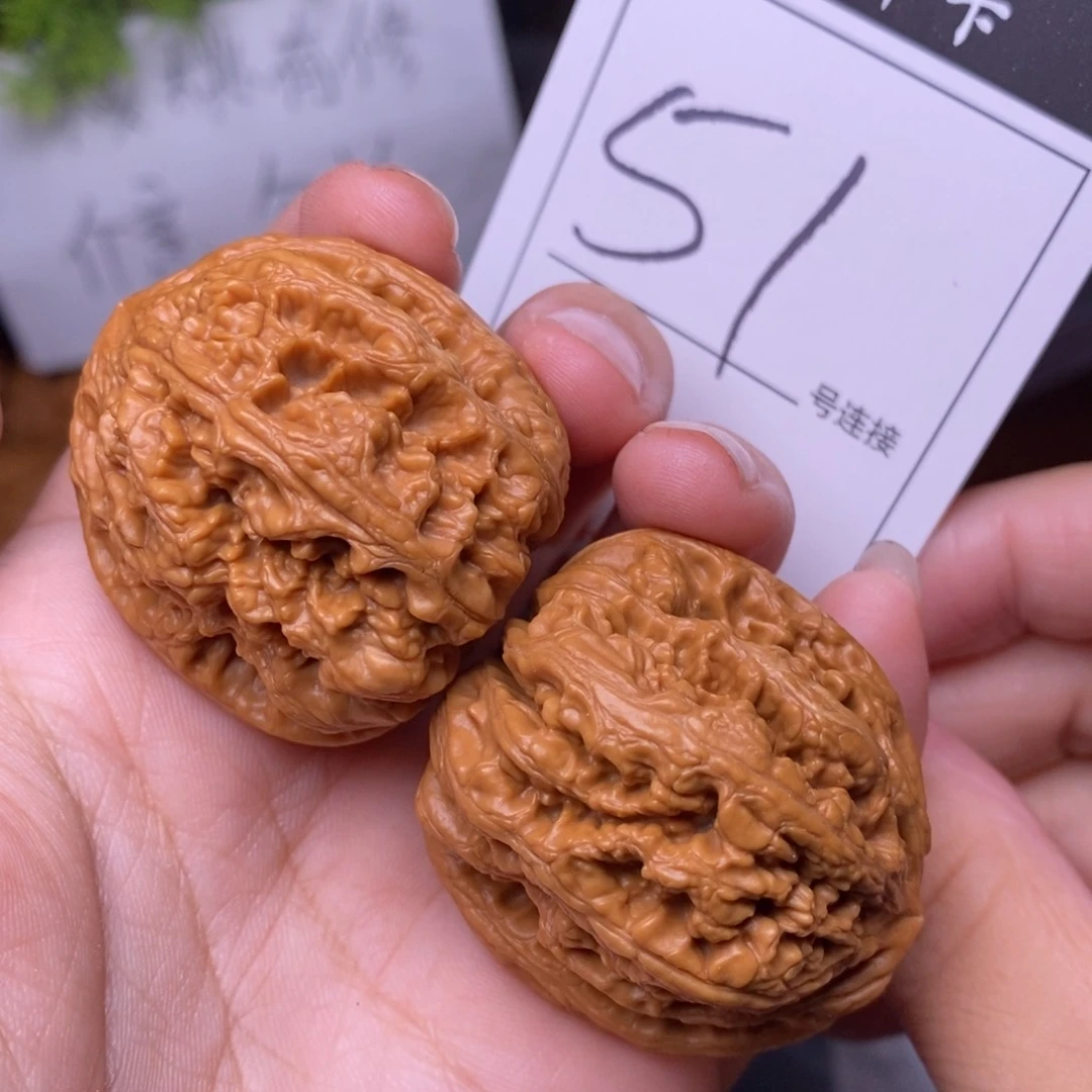 文玩核桃把件51粗筋3:8