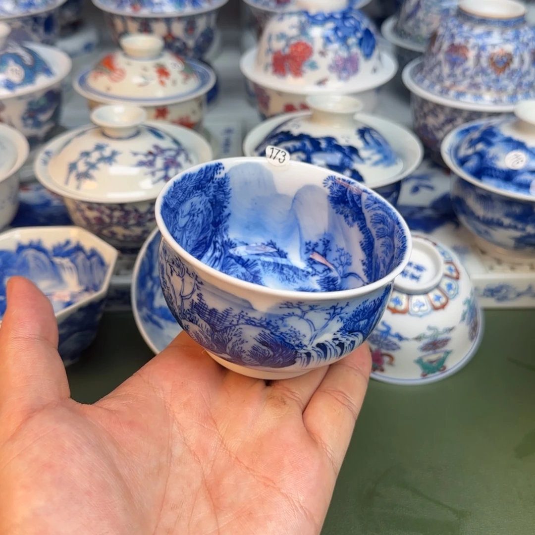 彦祖纯手工手绘茶具173