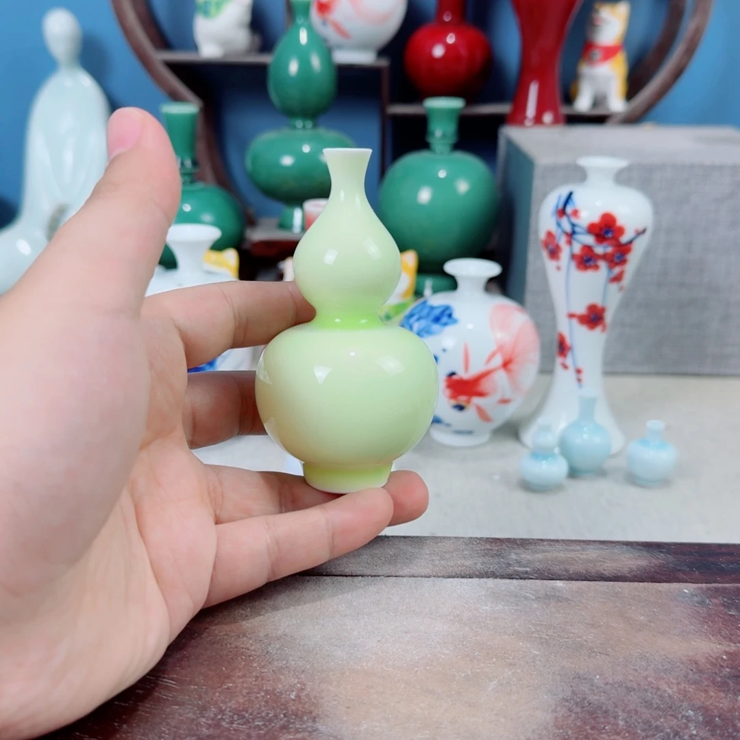 陶瓷手工小花器摆件