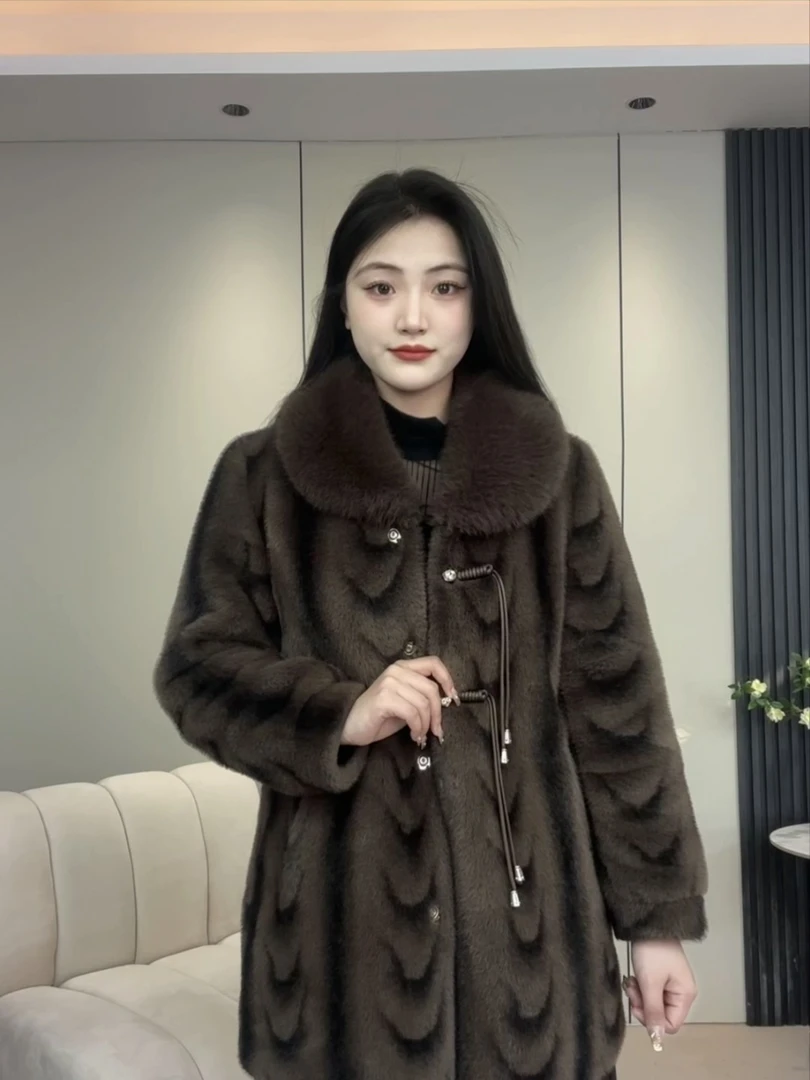 【正品】新款北极貂外套5837C25