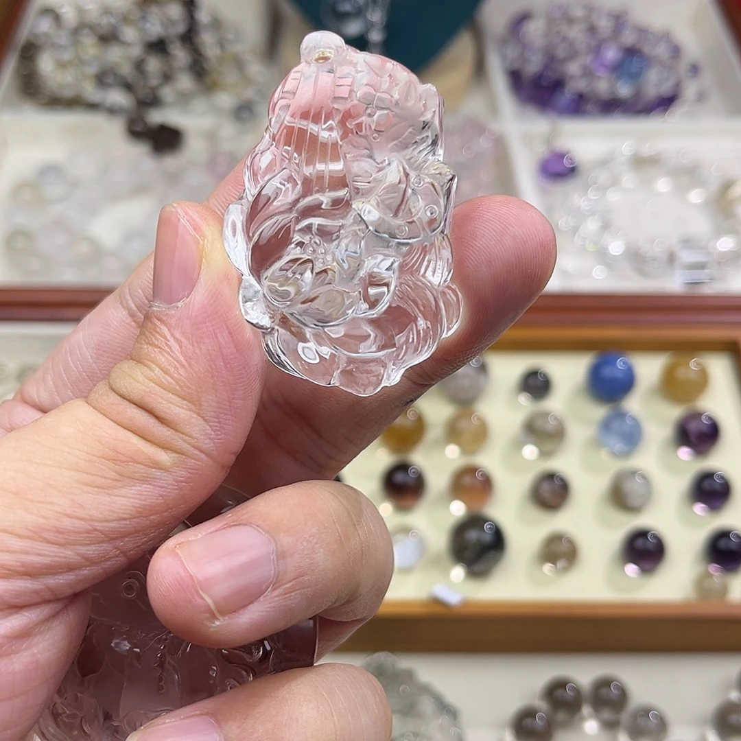 手链未镶嵌水晶白水晶九尾狐
