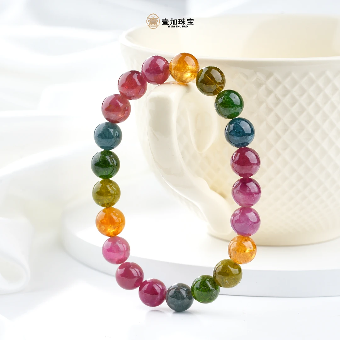 壹加师姐|手工设计-碧玺手串/多样性发其一#2000