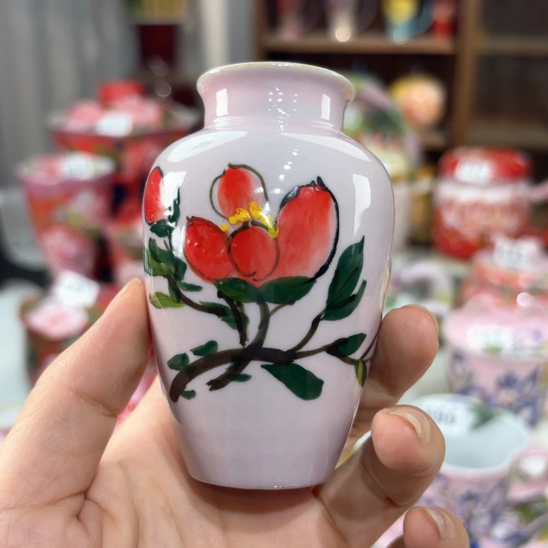 景德镇手绘高温釉下彩陶瓷茶具