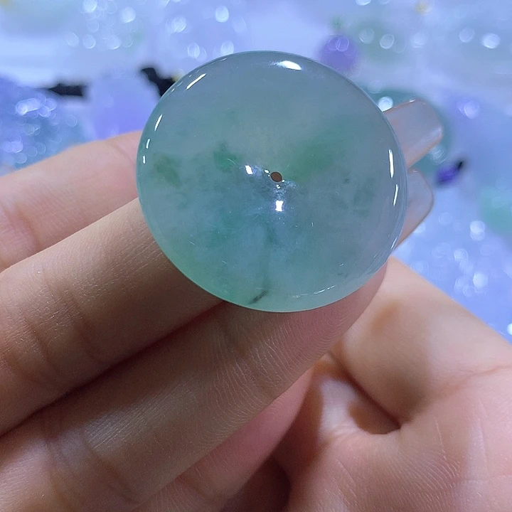 颈饰未镶嵌翡翠天然翡翠A货吊坠