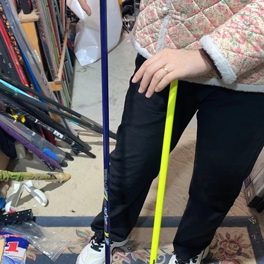 竞技支架杆1米长。    随机发