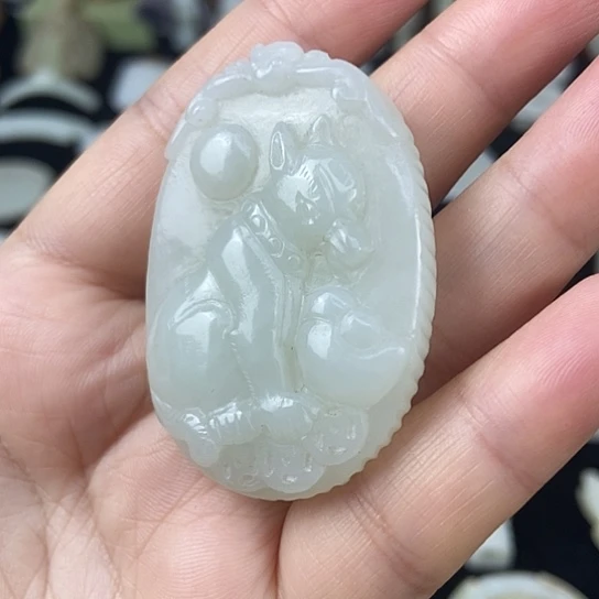 和田玉（糖玉）未镶嵌挂件