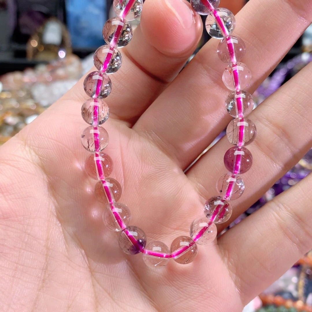 水晶手链未镶嵌欢*超七手链7+