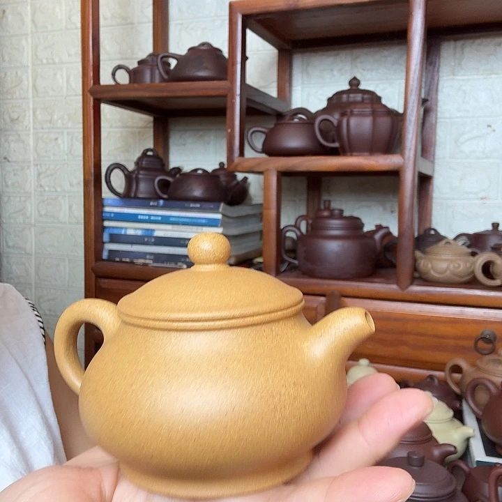 紫砂茶壶潘壶200cc精工半手工
