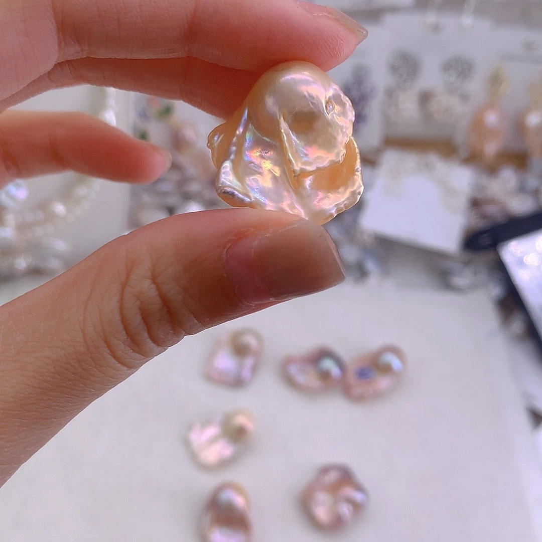 阿***狗淡水珍珠未镶嵌项链