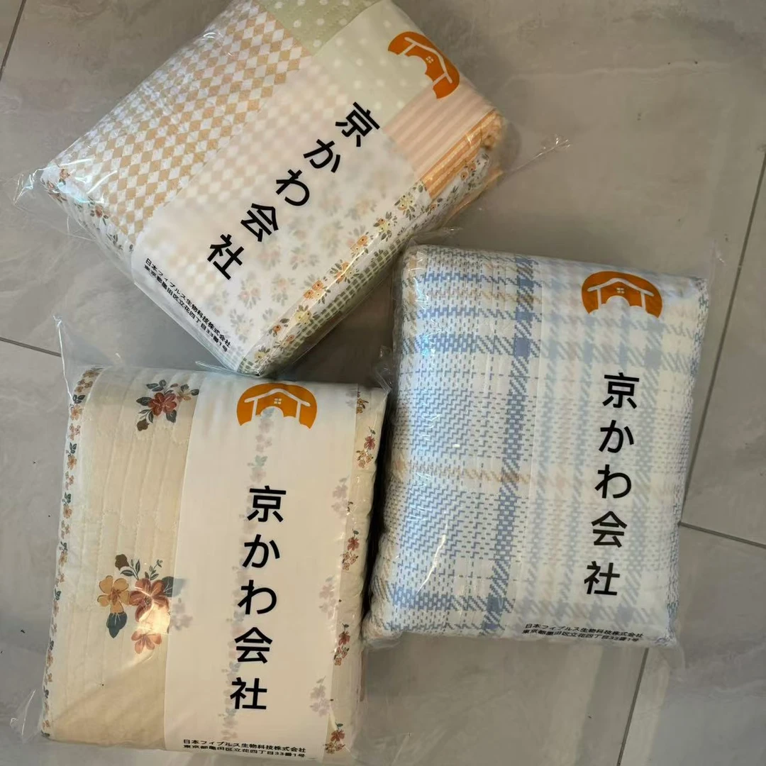 专享【京かわ会社】四季通用水洗棉床盖微瑕200*230cm不挑花色床盖c1