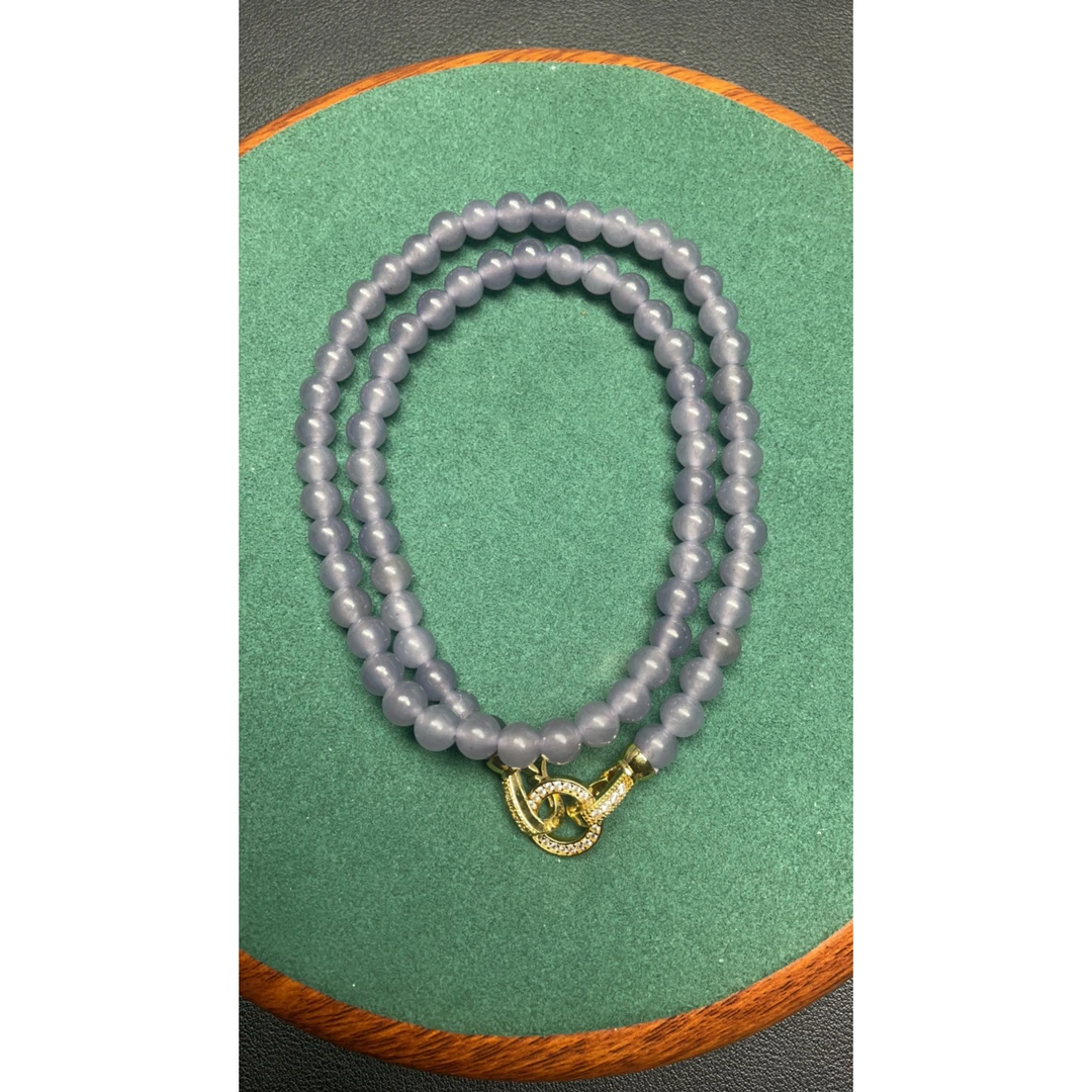 L43号6mm紫色妈妈链