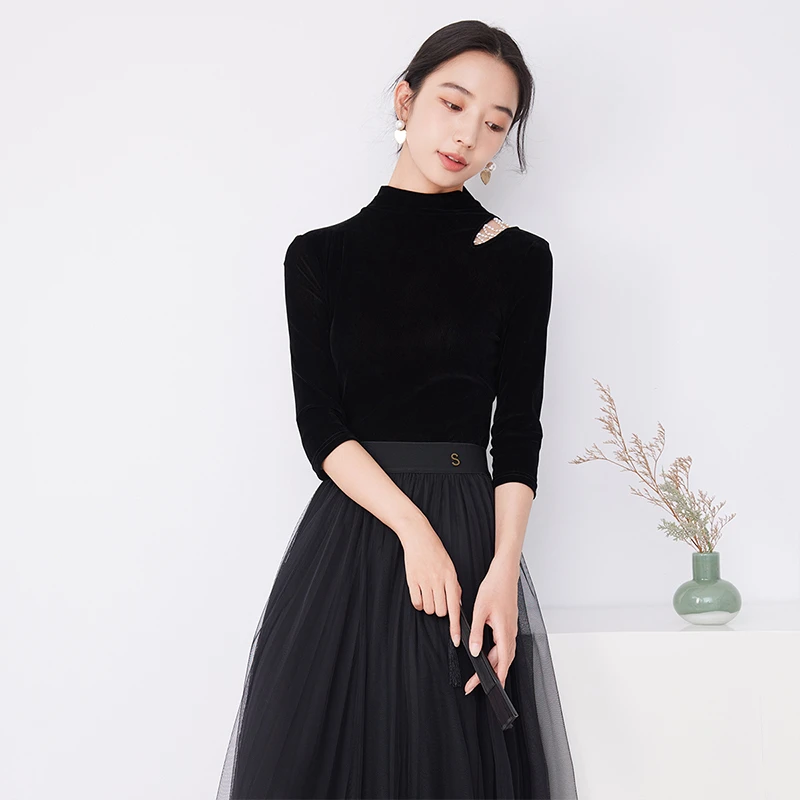 X4001020 T恤 香影休闲百搭时尚显瘦春新款T恤