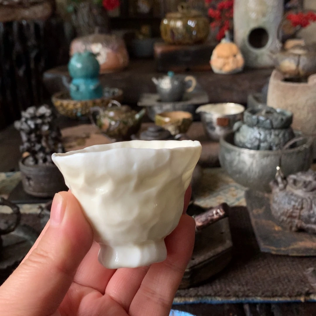 杯赵*龙手工制作柴烧茶具