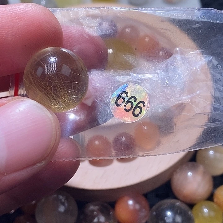 用***7发晶手链未镶嵌天然水晶手