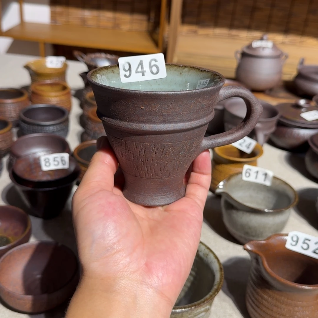 粗瓷粗瓷茶具素色盖碗