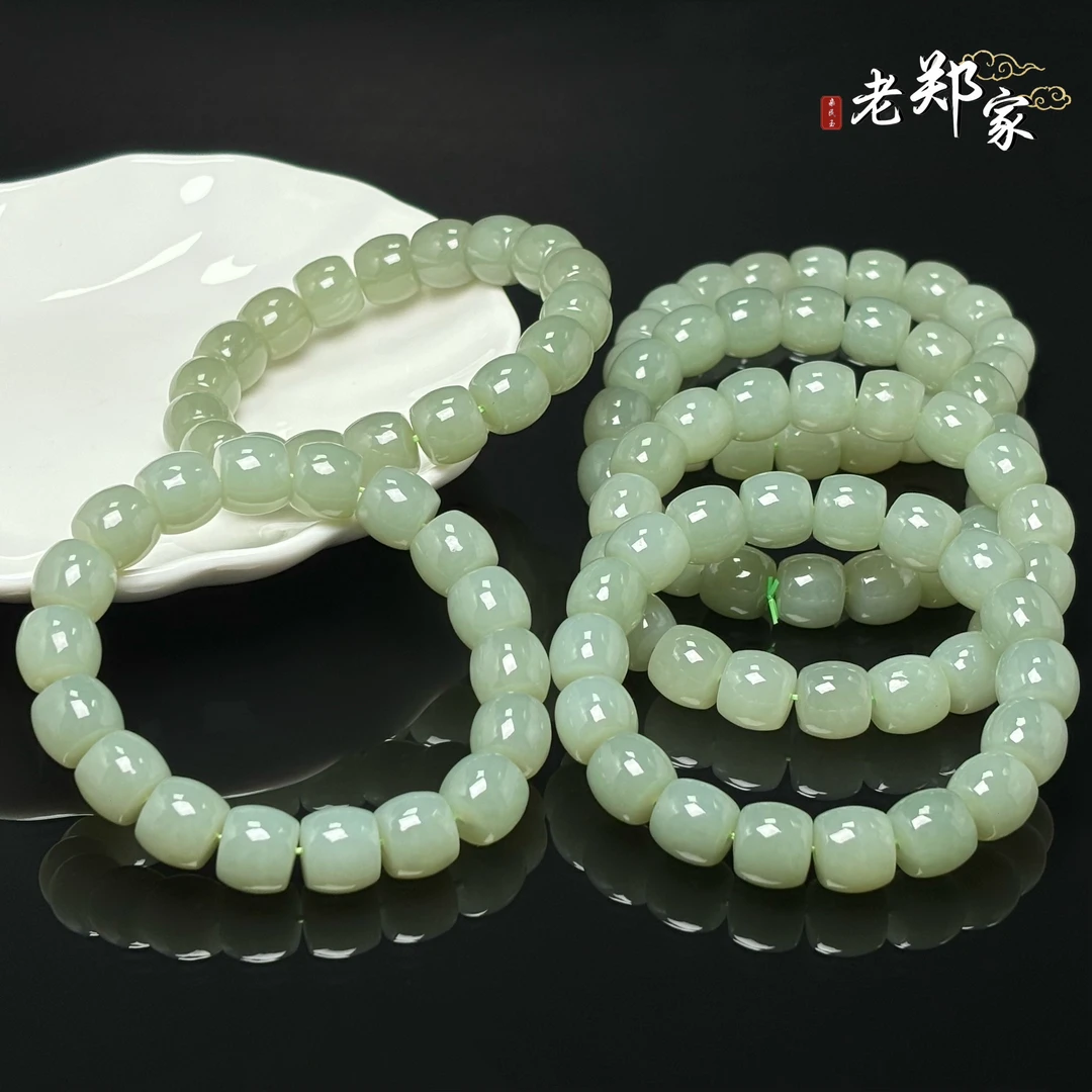 【老郑家】和田玉手串 多样性发一件 约12mm