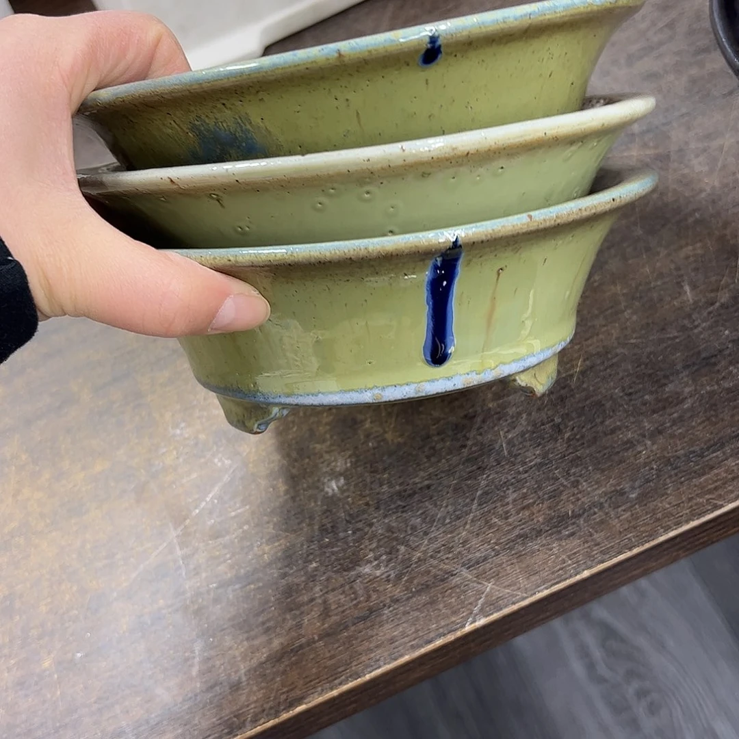 紫砂花盆龙*742号瑕疵3个18/6cm处理介意勿拍