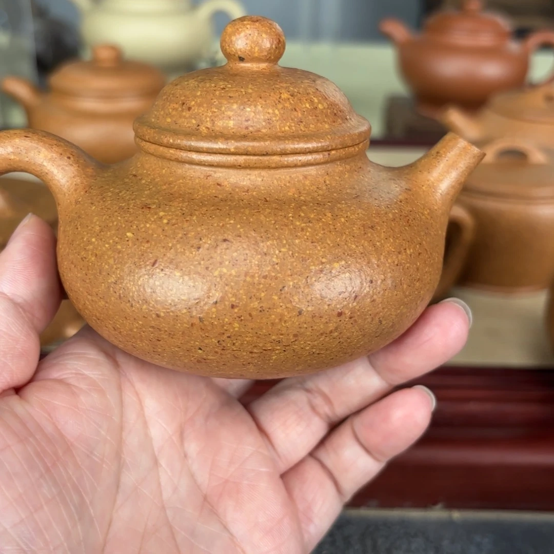 紫砂茶壶C***S梨皮黄段容天200