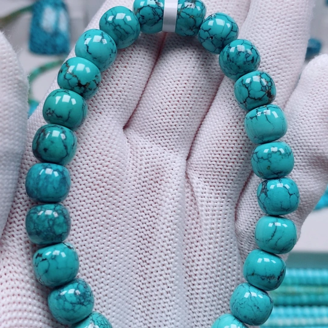 绿松石未镶嵌手串