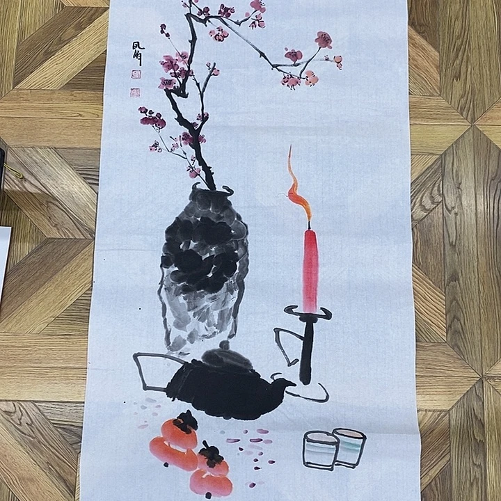 梅花图100*50大小