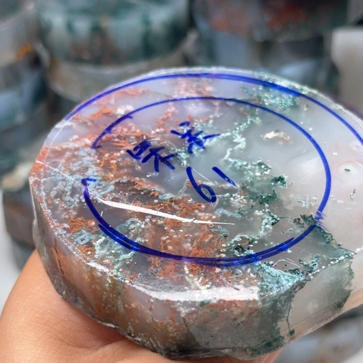 呆***店定制玛瑙定制水草玛瑙手镯