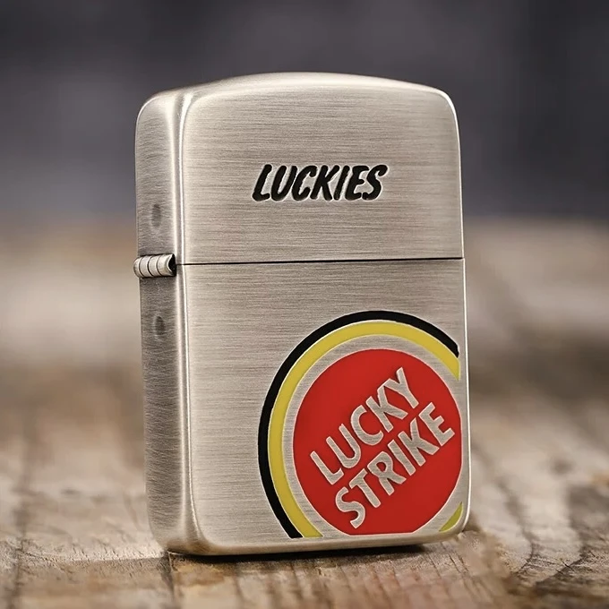 【老李推荐】zippo打火机好彩1941复刻熏银DYJ1