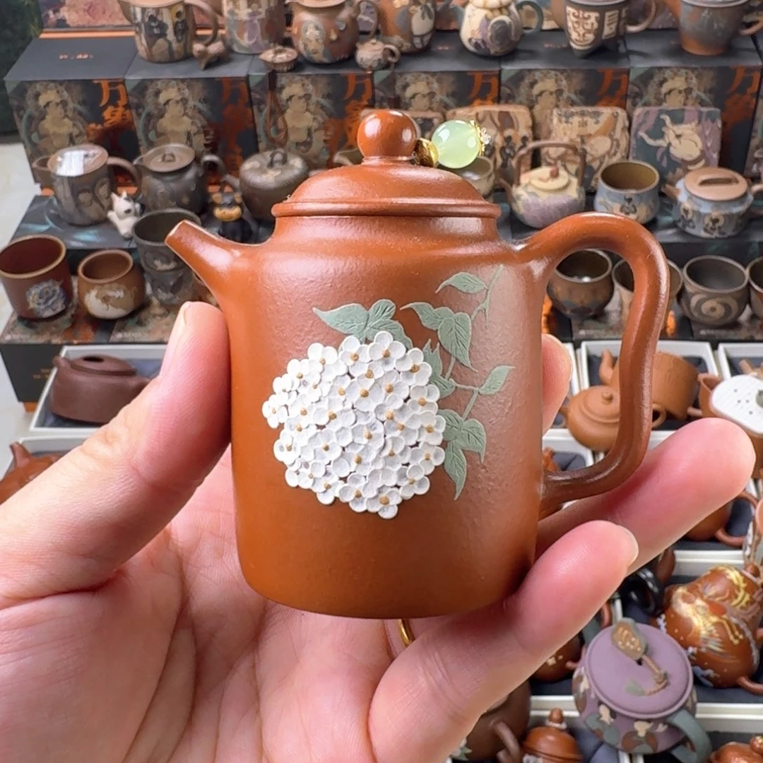 茶壶紫砂80cc原矿精工半手