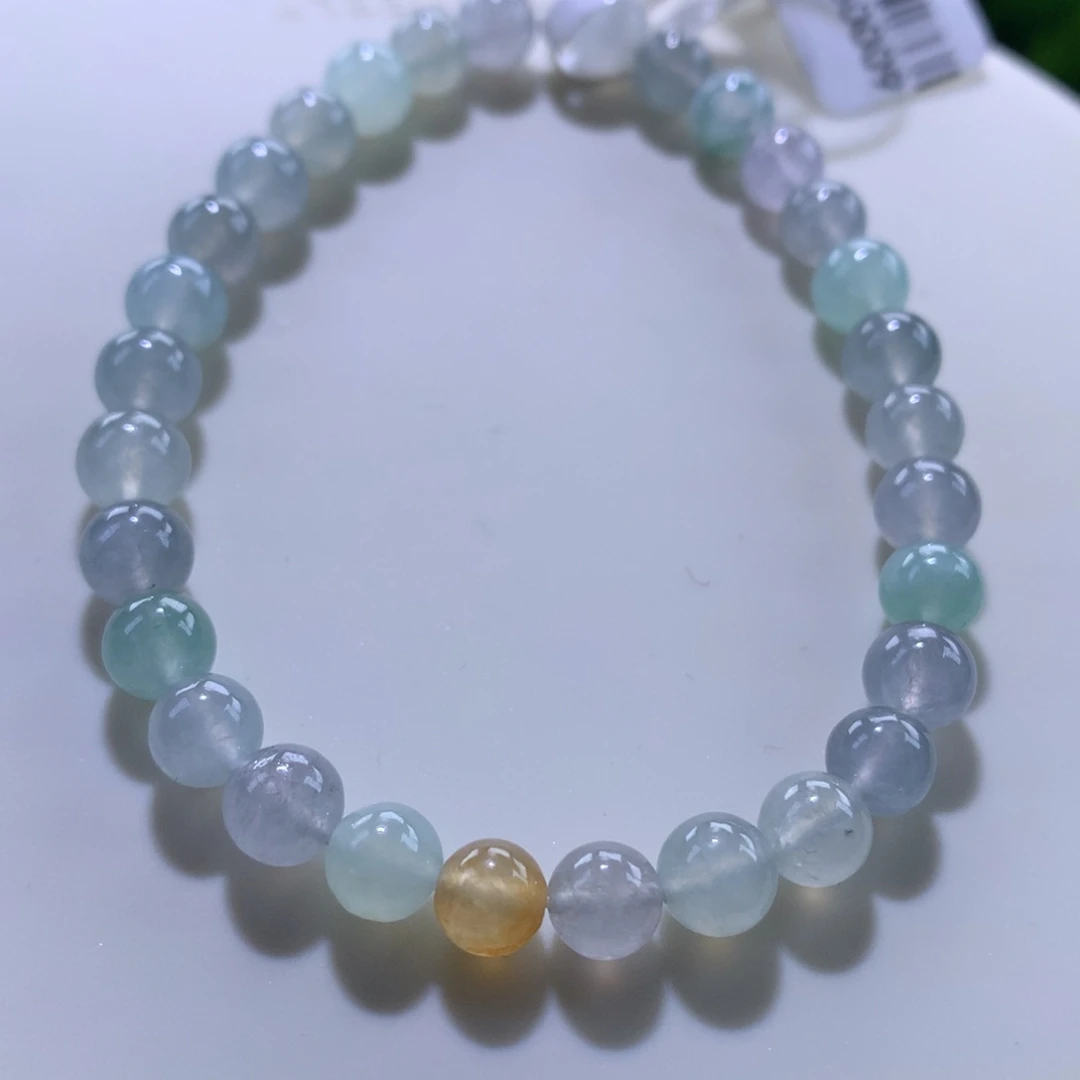 翡翠未镶嵌手链卡5.8