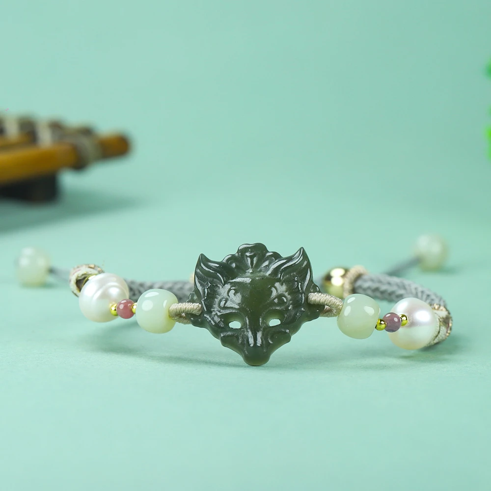 【涂山红红】和田玉凤九面具女款单圈多样性发货