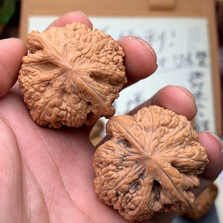 桃核把件文玩核桃/42粗筋