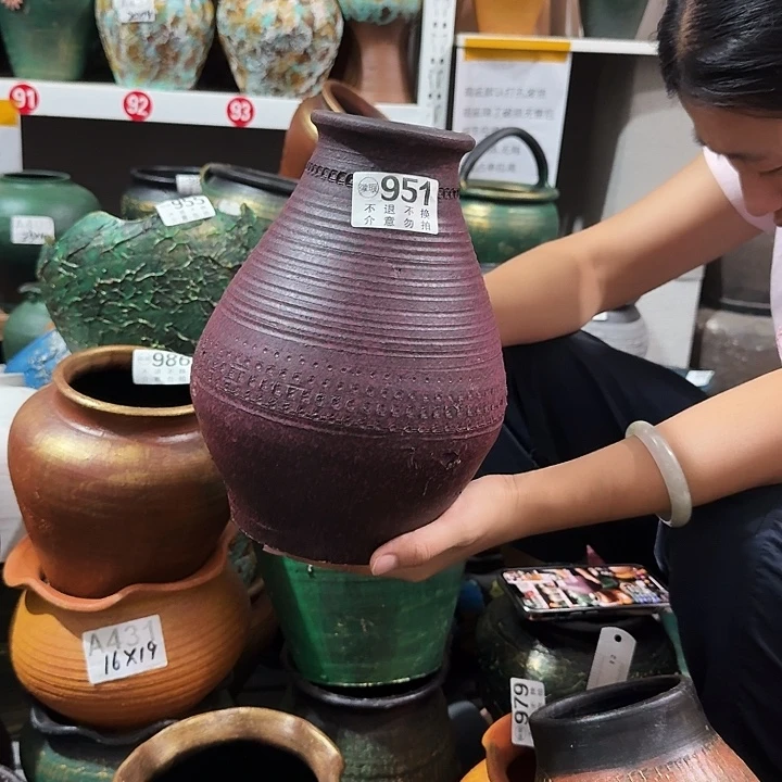 瑕疵紫色小口951高度25口径9