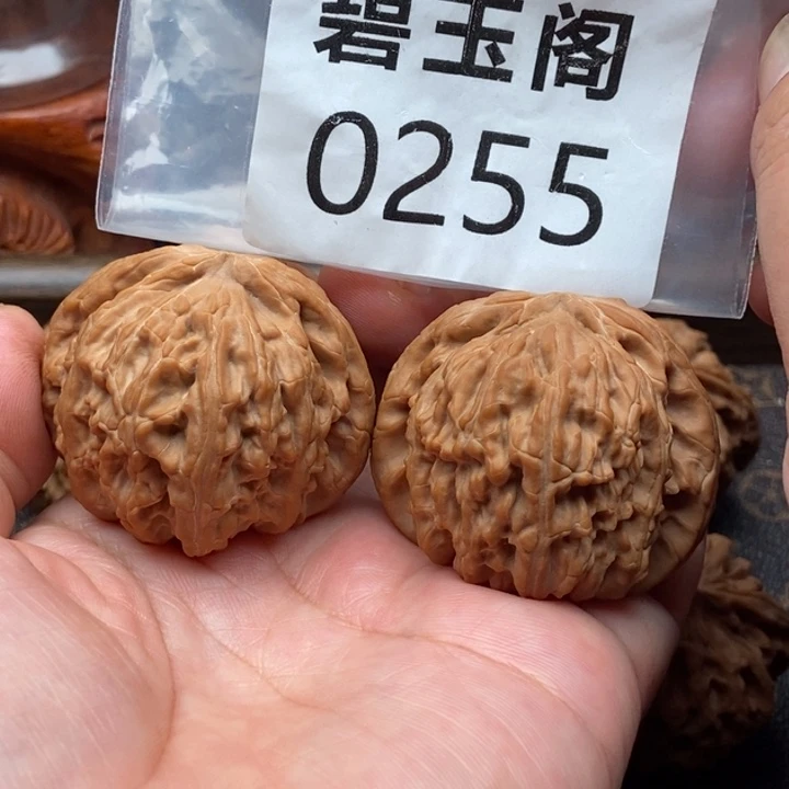 吊坠文玩核桃白狮子全品45