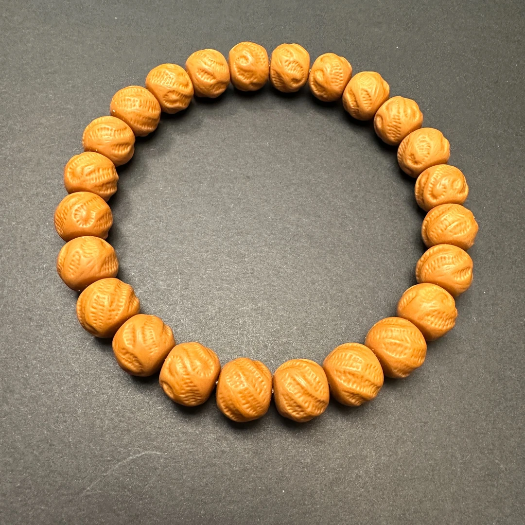 【观山】猴头手串全品无暇原皮文玩原色