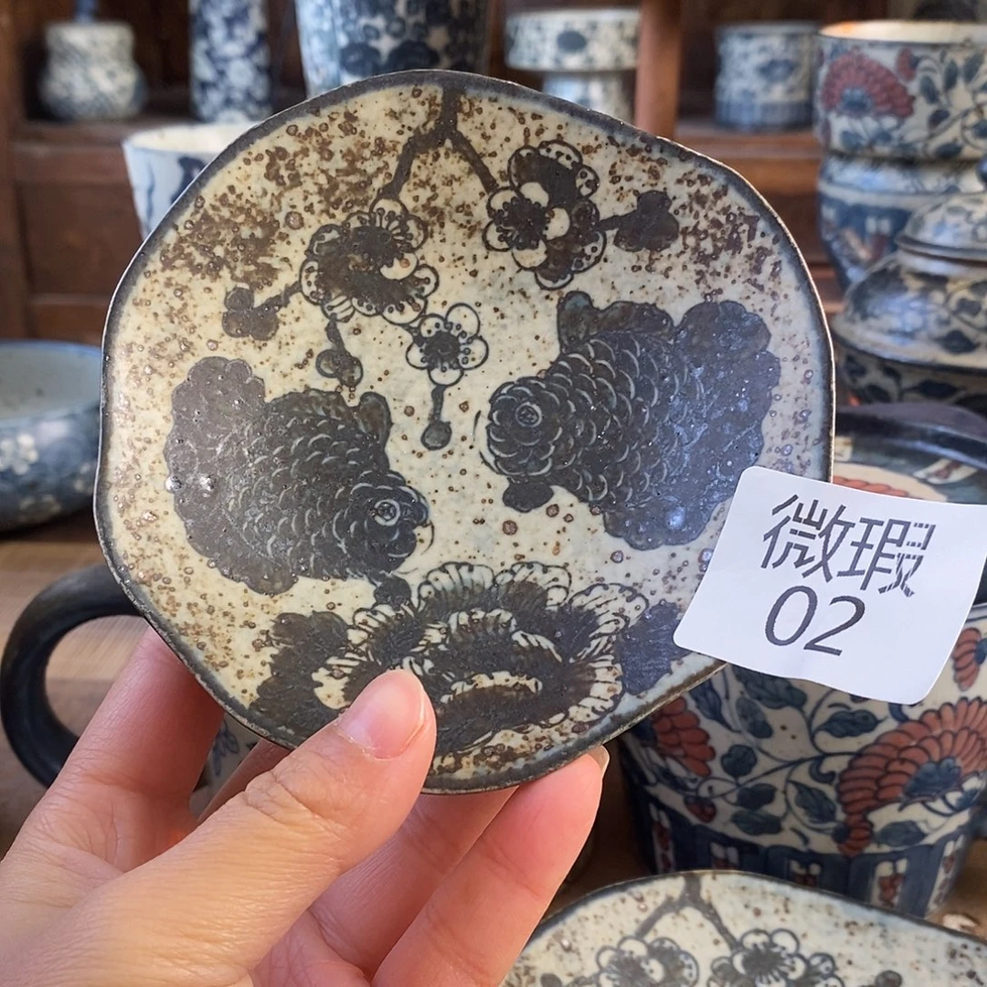 陶手工手绘青花高温陶瓷