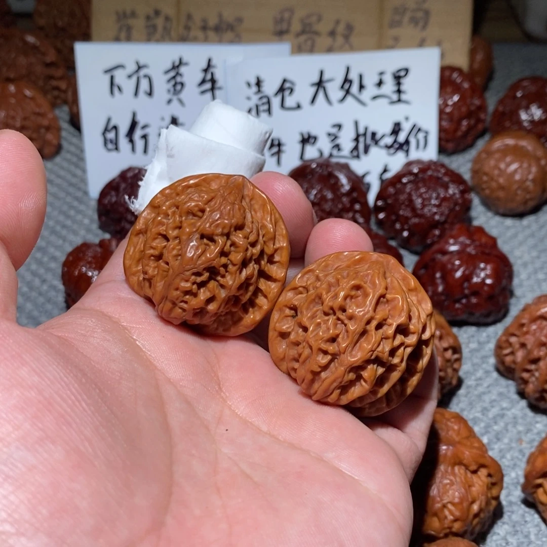 把件文玩核桃蟠龙纹37
