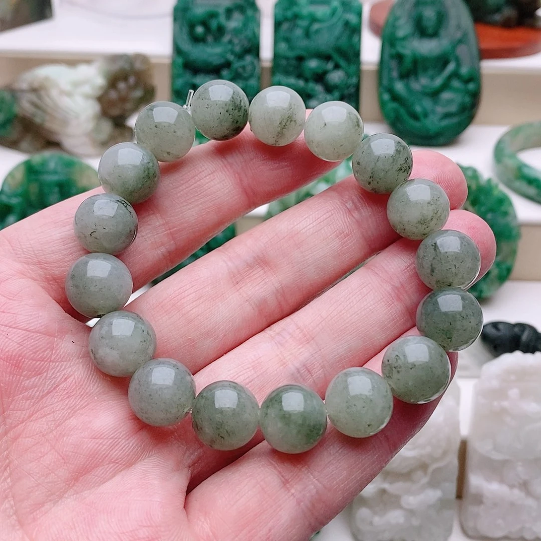 独山玉未镶嵌手串